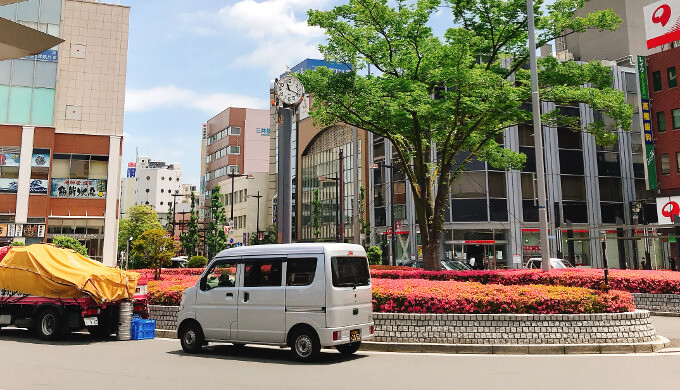 越谷駅東口ロータリー
