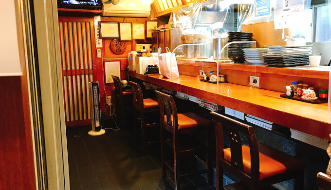 若松(店内カウンター)