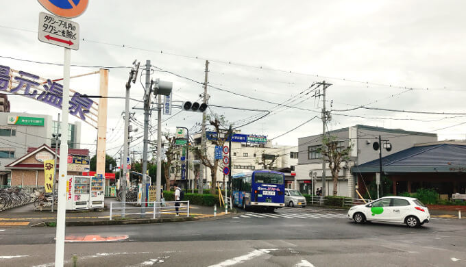 せんげん台駅西口駅前通り