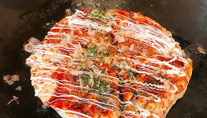 三貴(お好み焼き完成)