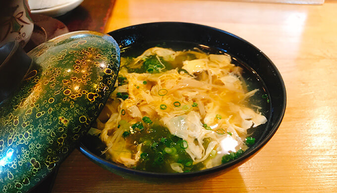 浜丁寿司(きのこ汁)