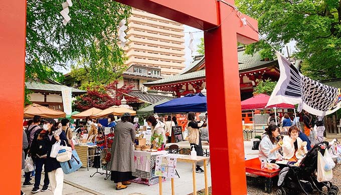 ままマルシェ(会場の様子)